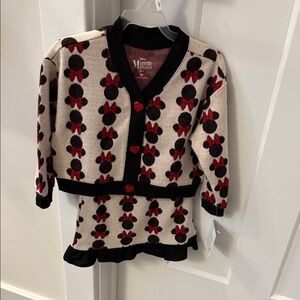 Disney Minnie Mouse Black and Red Kids Matching Set